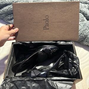 Nordstrom Paolo Black Heels